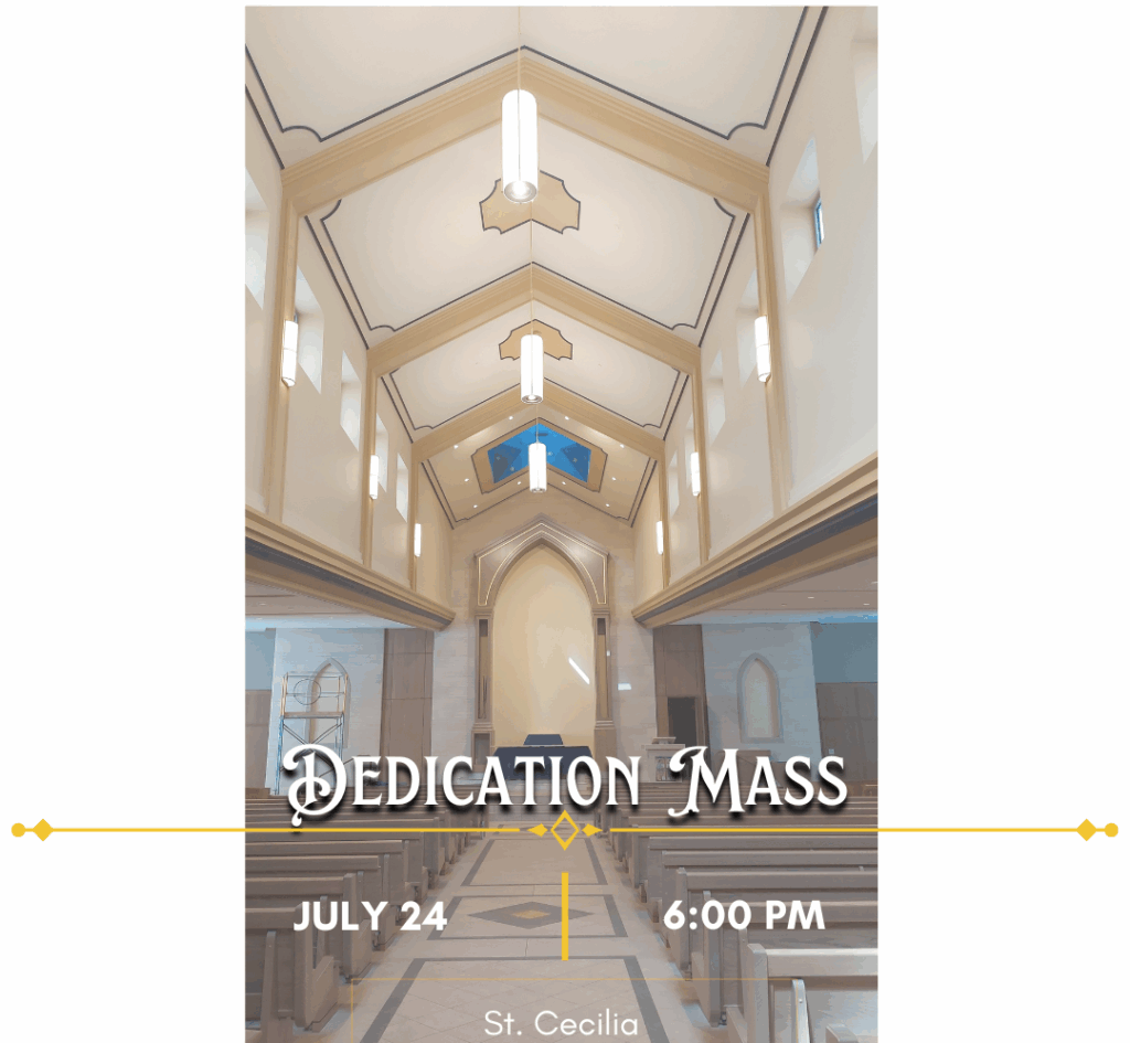 Inside of newly remodeled church.